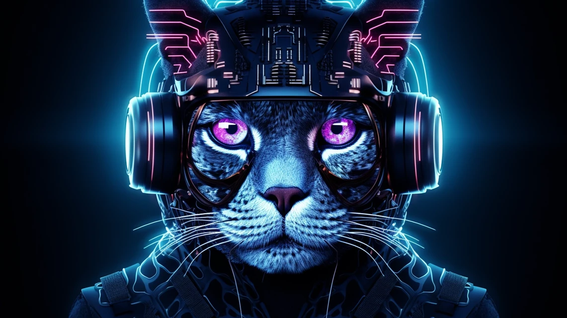 Futuristic Space Cats: MidJourney’s Evolution Across Versions - v5.2 - Image 2