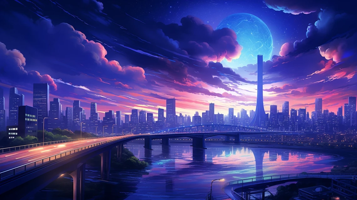Vibrant Tokyo Nightscape AI Art: Midjourney v5.2-v7.0 Guide - v5.2 - Image 3