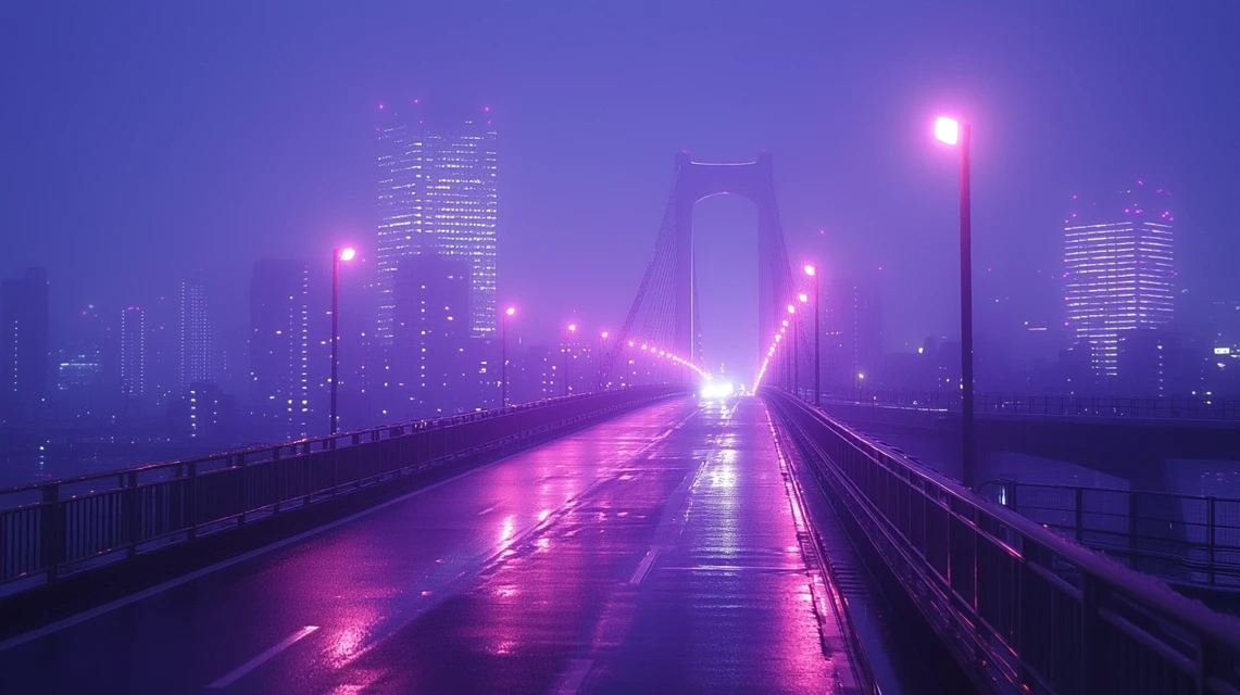 Vibrant Tokyo Nightscape AI Art: Midjourney v5.2-v7.0 Guide - v6.1 - Image 3