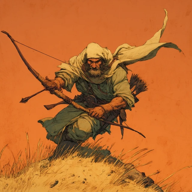 Midjourney: Crafting Moebius Wyeth Mullins Inspired Nomad Art - v7.0 - Image 4
