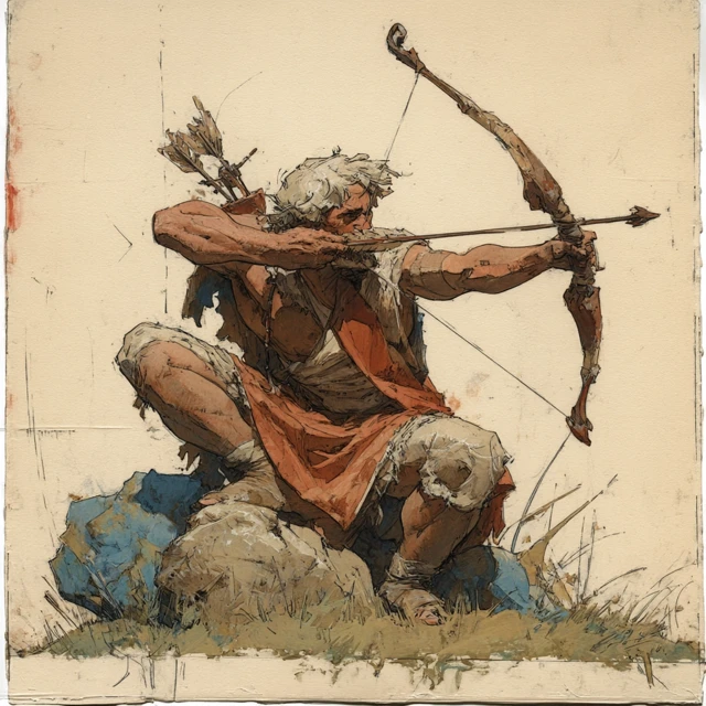 Midjourney: Crafting Moebius Wyeth Mullins Inspired Nomad Art - v7.0 - Image 2
