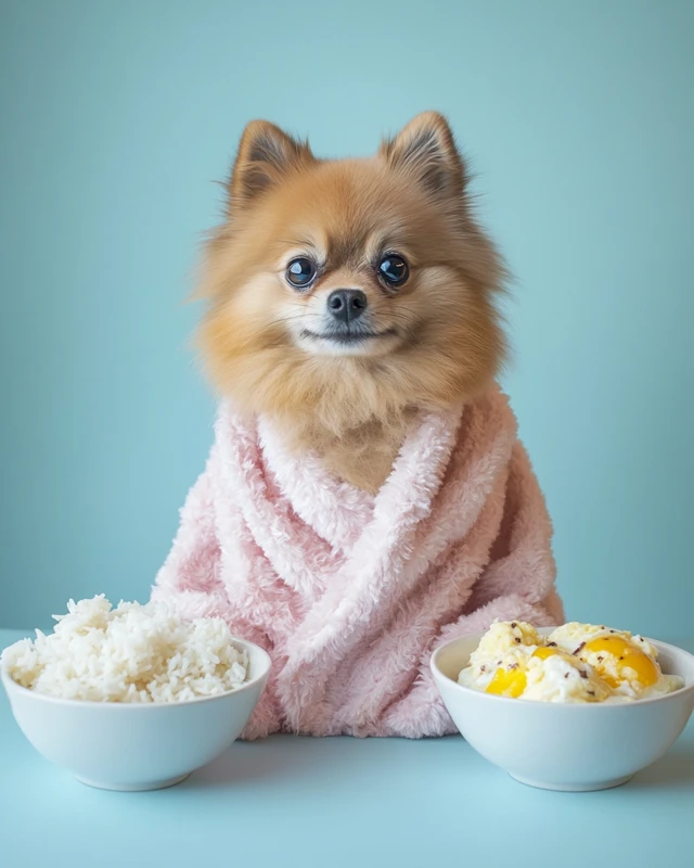 Pomeranian Food Photography: Midjourney v5.2 vs v6.1 vs v7.0 - v6.1 - Image 2