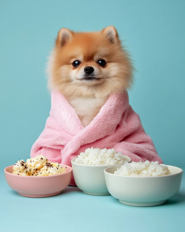 Pomeranian Food Photography: Midjourney v5.2 vs v6.1 vs v7.0 - v6.1 - Image 4