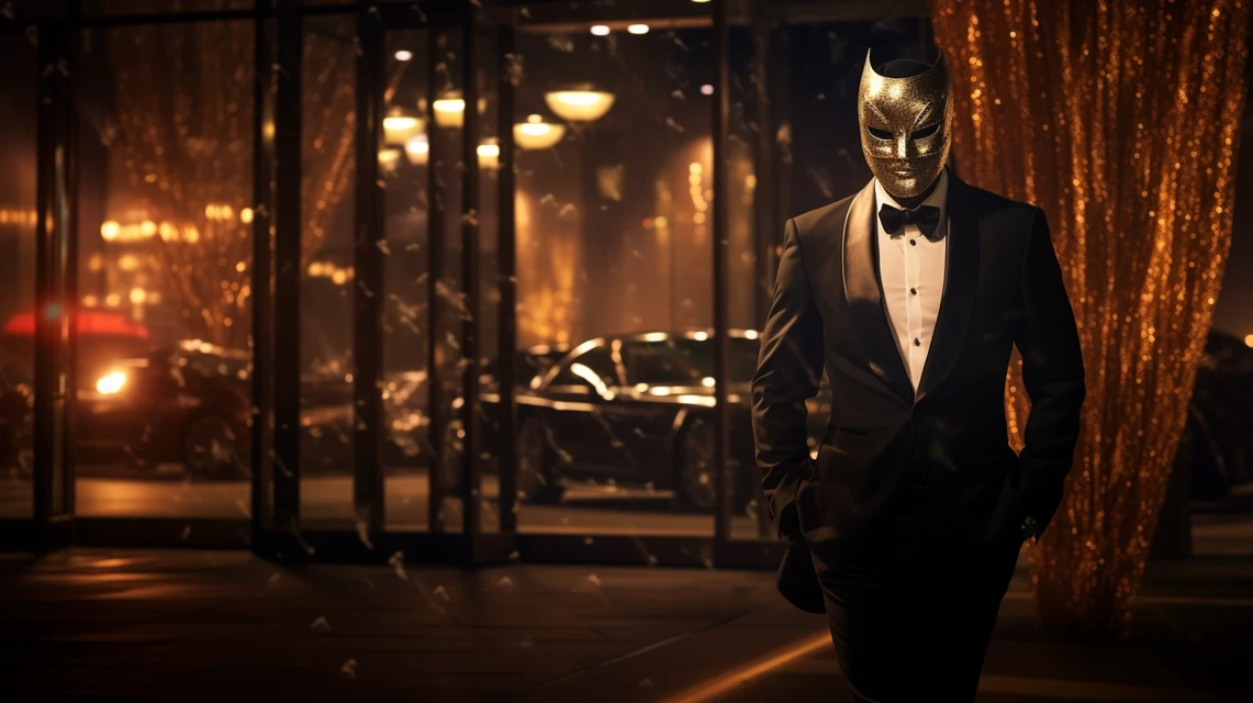 MJ v5.2-v7: Cinematic Masquerade Scene Showdown - v5.2 - Image 2