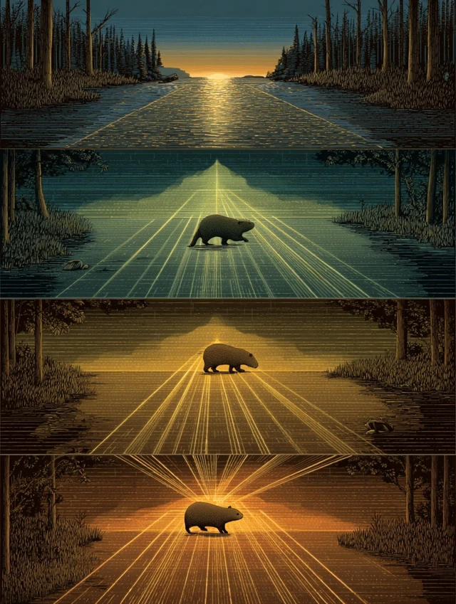Keystone Species Illustrations: MidJourney’s Ecosystem Art - v7.0 - Image 1