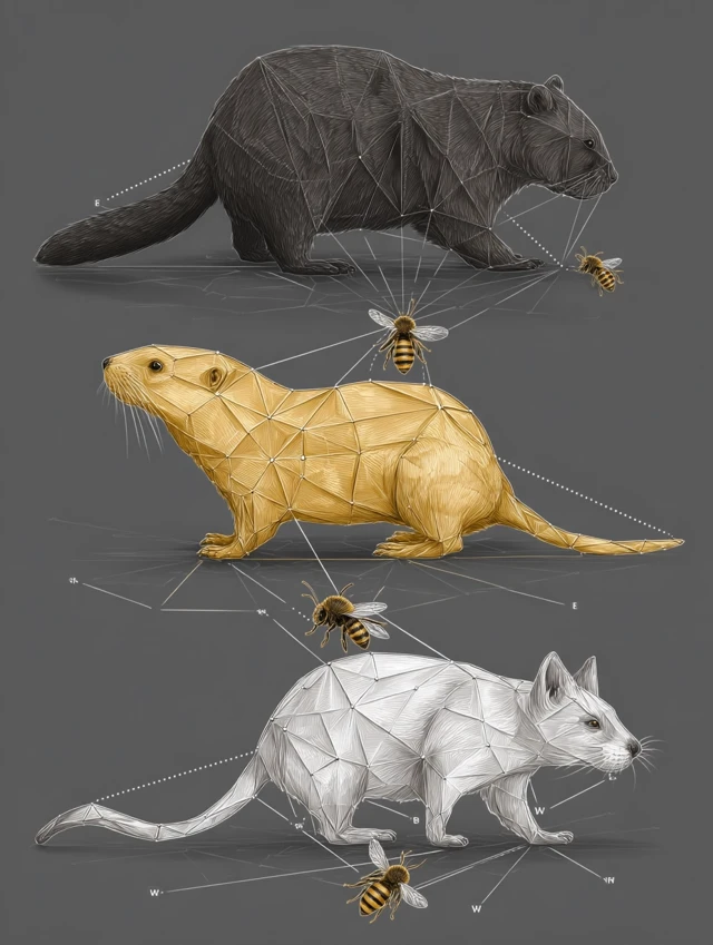 Keystone Species Illustrations: MidJourney’s Ecosystem Art - v7.0 - Image 2