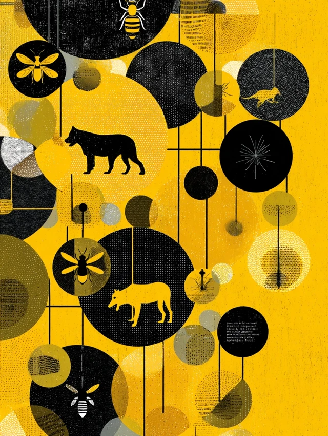 Keystone Species Illustrations: MidJourney’s Ecosystem Art - v7.0 - Image 3