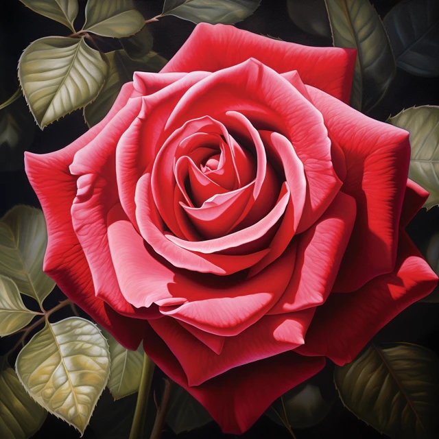 Midjourney Rose Generation: v5.2 vs v6.1 vs v7.0 Styles - v5.2 - Image 2