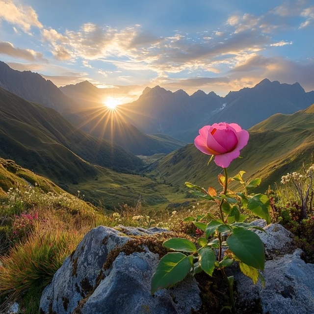 Midjourney Rose Generation: v5.2 vs v6.1 vs v7.0 Styles - v6.1 - Image 4