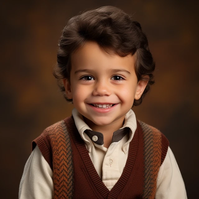 MidJourney 80s Retro School Portrait AI Showdown (v5-v7) - v5.2 - Image 3