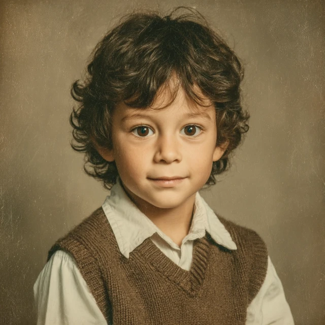 MidJourney 80s Retro School Portrait AI Showdown (v5-v7) - v7.0 - Image 2