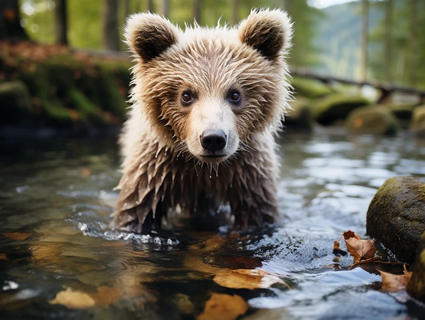 Midjourney Stylized Bear Cub Art: v5.2 vs v6.1 vs v7.0 - v5.2 - Image 3