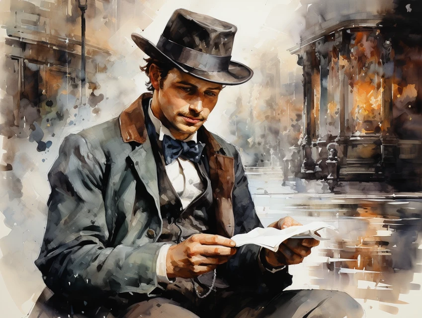 Midjourney 1800s Gentleman Illustration: v5.2-v7.0 - v5.2 - Image 3