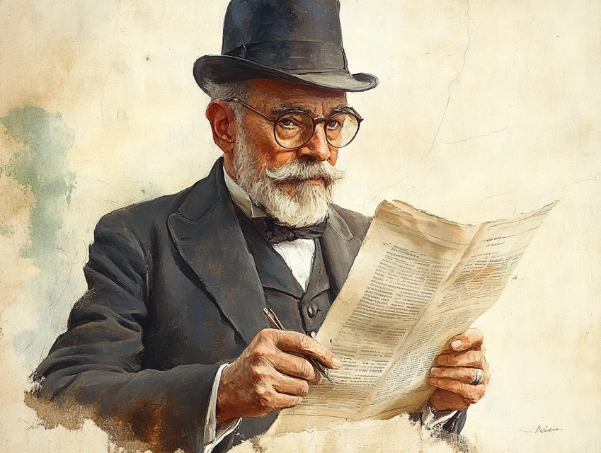Midjourney 1800s Gentleman Illustration: v5.2-v7.0 - v6.1 - Image 3