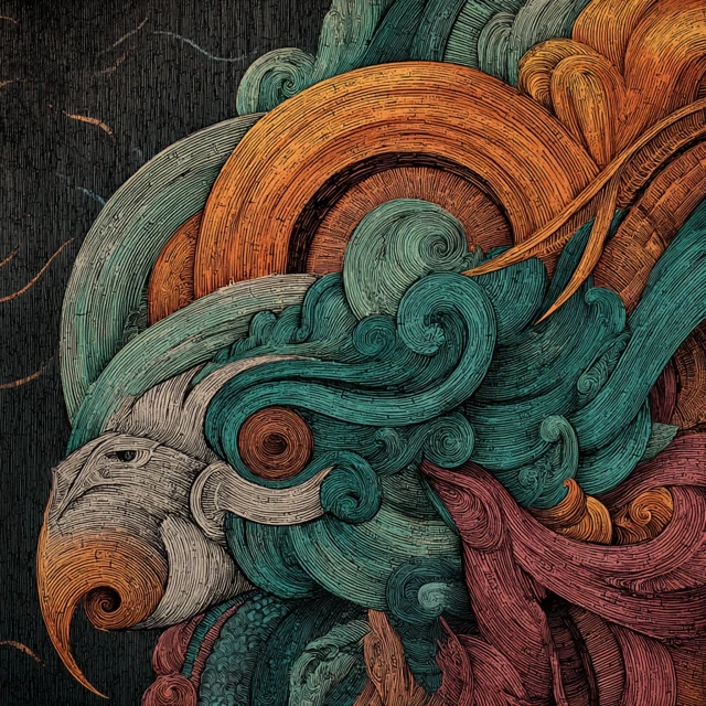 Midjourney’s Evolution of Psychedelic Album Cover Art - v7.0 - Image 3