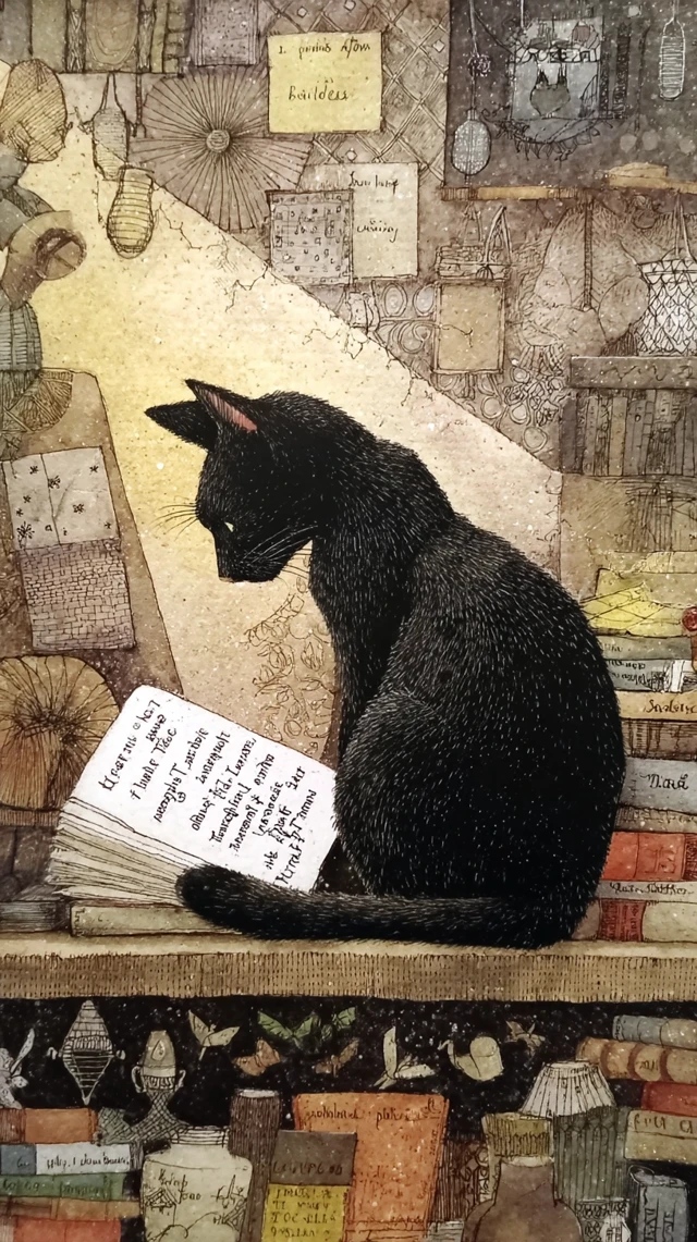 MidJourney Evolution: Whimsical Cat Art Comparison - v7.0 - Image 2