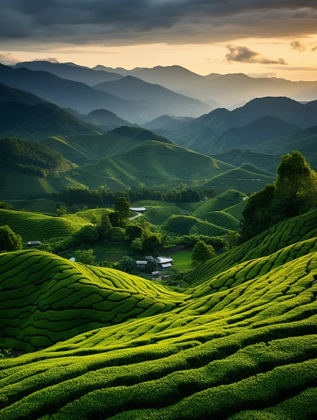 MJ v5.2-v7: Best Tea Plantation Sunset Landscapes Guide - v5.2 - Image 3