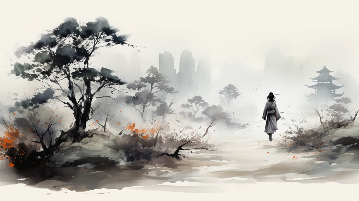 Midjourney Chinese Ink Landscape: Version Guide - v5.2 - Image 3