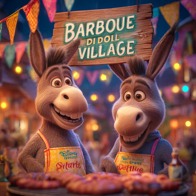 Midjourney’s Cartoon Donkey BBQ Character Evolution - v7.0 - Image 4