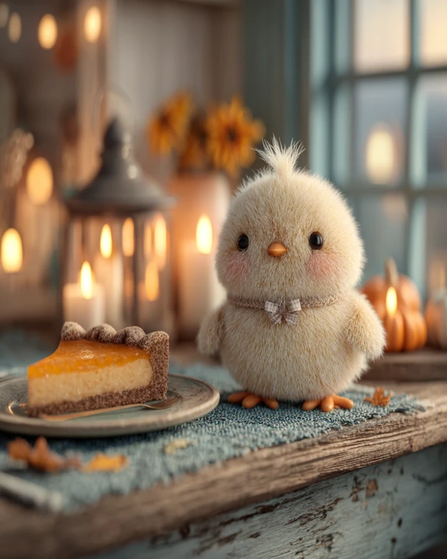 Midjourney: Best Cute Thanksgiving 3D Chick Illustrations? - v7.0 - Image 2