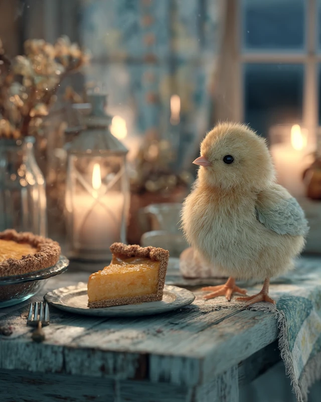 Midjourney: Best Cute Thanksgiving 3D Chick Illustrations? - v7.0 - Image 1