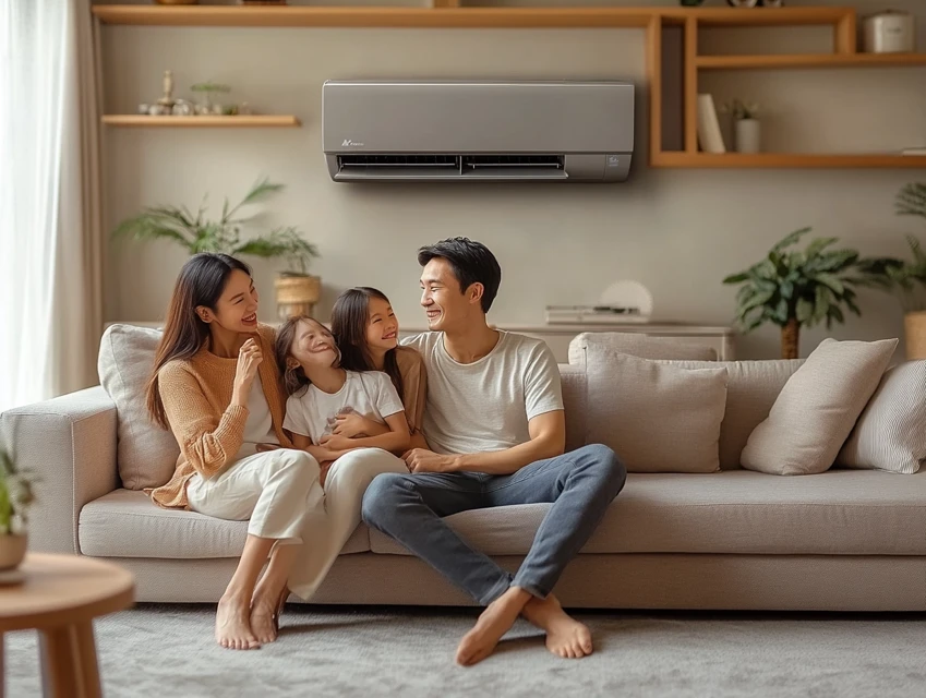 Midjourney AC Unit Lifestyle Scene Comparison (v5.2-v7.0) - v6.1 - Image 1