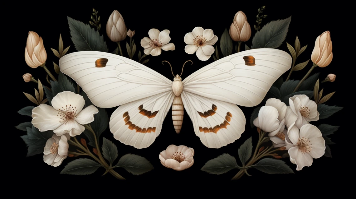 Minimalist Moth Art: Midjourney v5.2 vs v6.1 vs v7.0 - v5.2 - Image 2