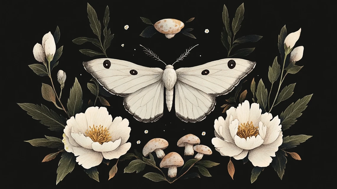 Minimalist Moth Art: Midjourney v5.2 vs v6.1 vs v7.0 - v6.1 - Image 3