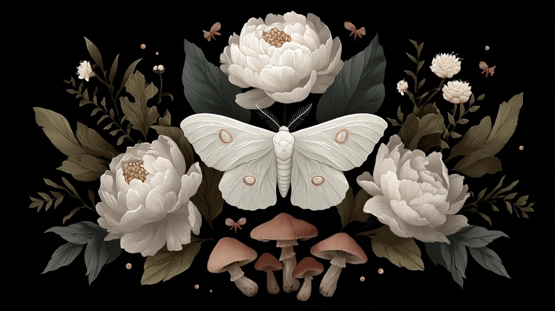 Minimalist Moth Art: Midjourney v5.2 vs v6.1 vs v7.0 - v7.0 - Image 3