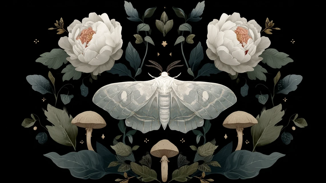 Minimalist Moth Art: Midjourney v5.2 vs v6.1 vs v7.0 - v7.0 - Image 4