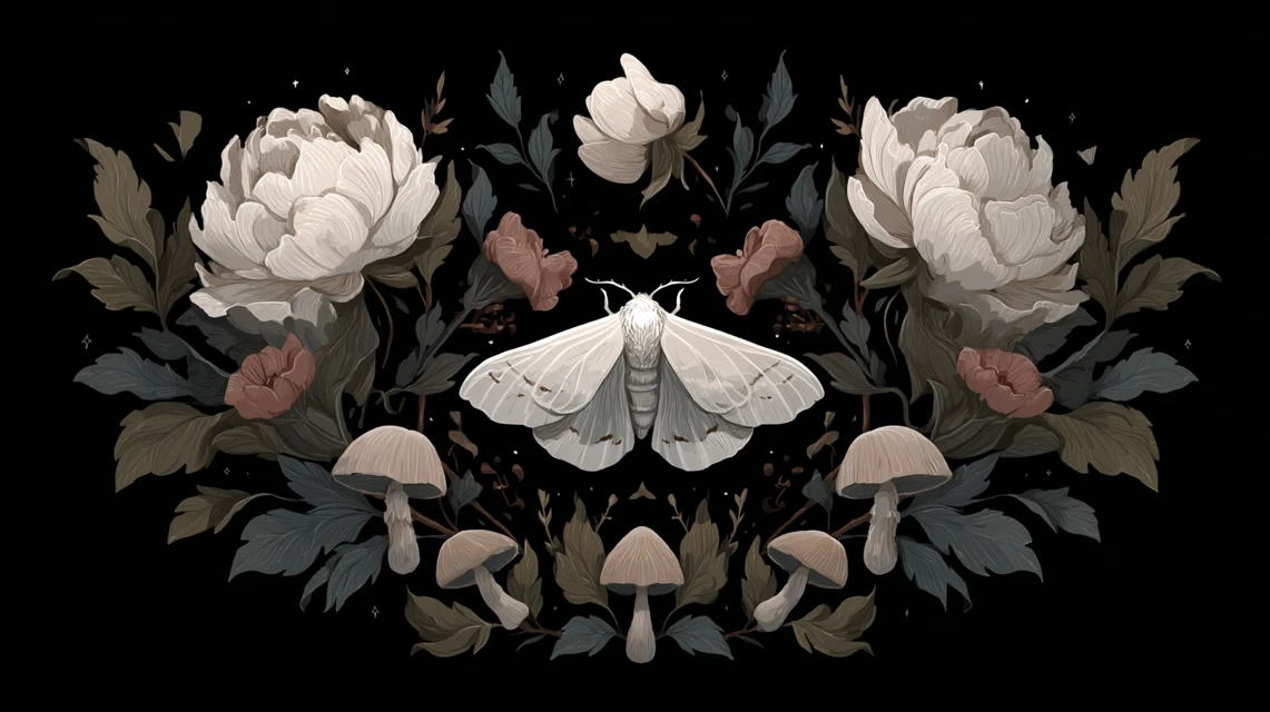 Minimalist Moth Art: Midjourney v5.2 vs v6.1 vs v7.0 - v7.0 - Image 2