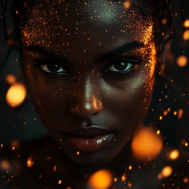 Midjourney v7 vs v6 & v5: Cinematic Fire Queen Portrait AI - v6.1 - Image 3