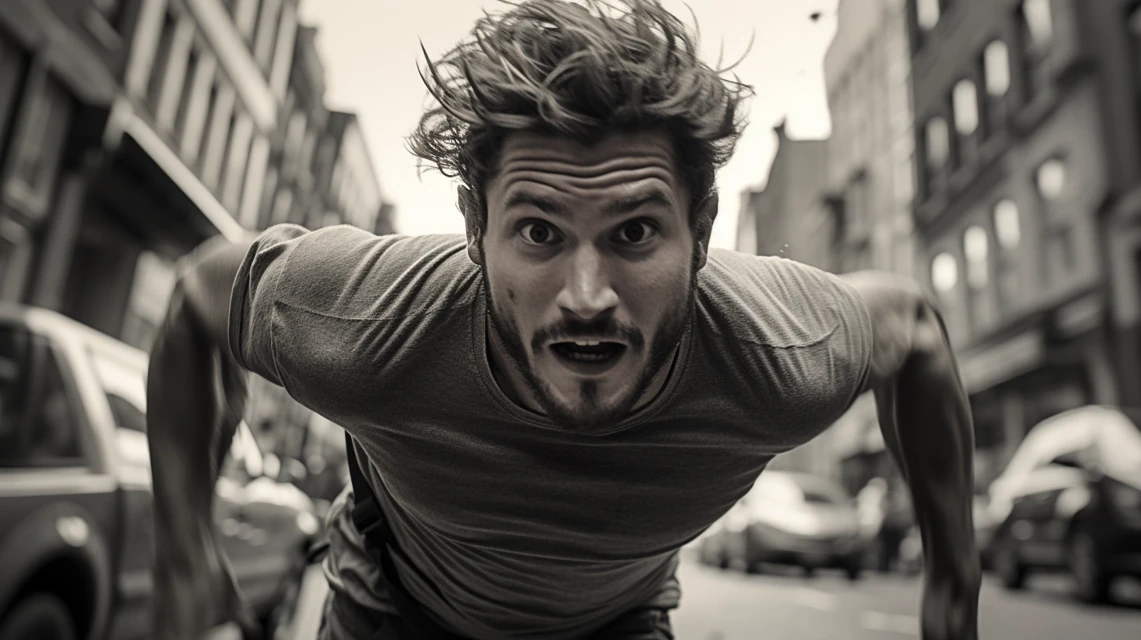 B&W Cinematic Action: Midjourney v5.2 v6.1 v7.0 Showdown - v5.2 - Image 3