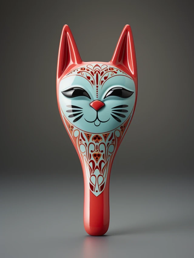 Chinese Opera Pet Food Scoops: MidJourney Version Comparison - v5.2 - Image 2