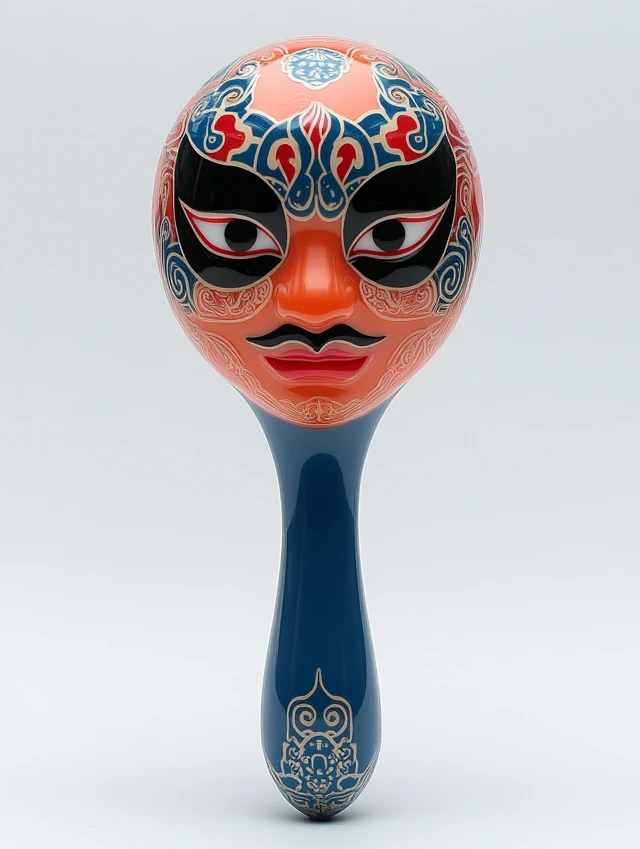 Chinese Opera Pet Food Scoops: MidJourney Version Comparison - v6.1 - Image 1