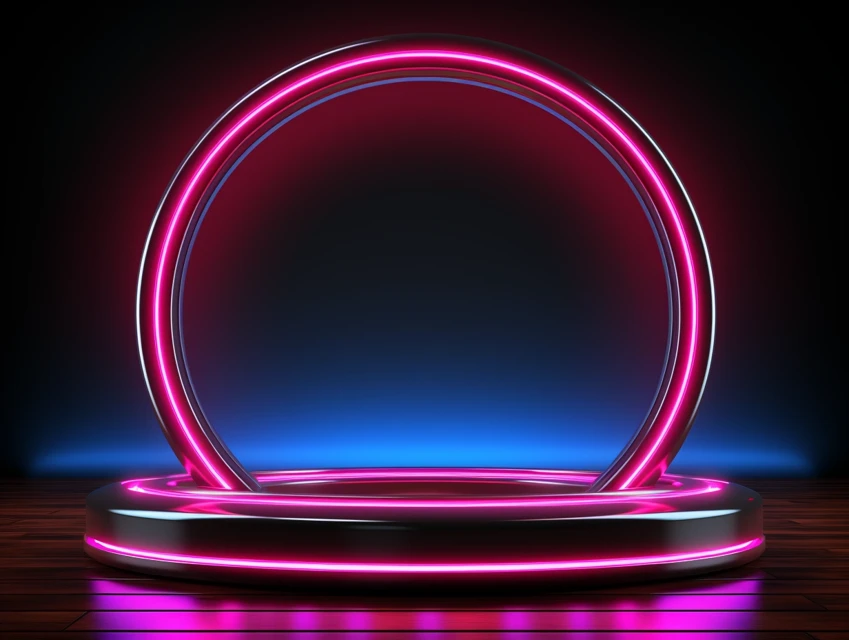 Neon Pink Portal Abstract Art: MJ v5.2-v7.0 Showdown - v5.2 - Image 3