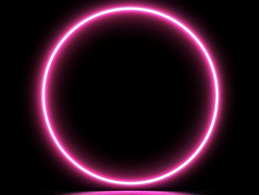 Neon Pink Portal Abstract Art: MJ v5.2-v7.0 Showdown - v6.1 - Image 2