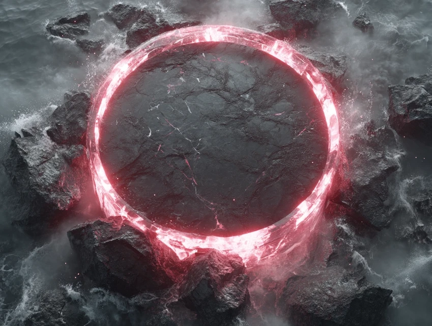 Neon Pink Portal Abstract Art: MJ v5.2-v7.0 Showdown - v7.0 - Image 4
