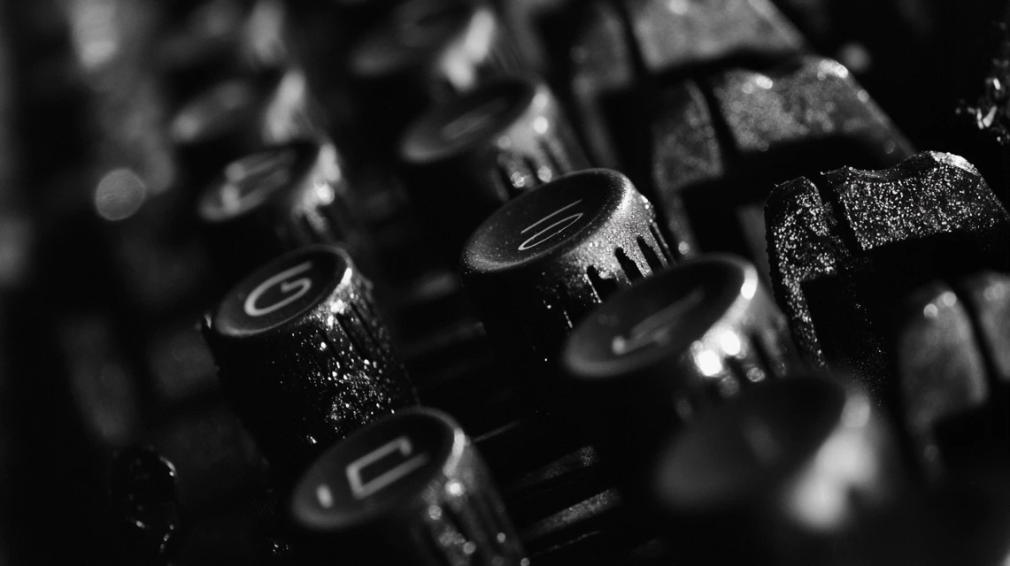 Midjourney: Vintage Typewriter Keys Aesthetic Comparison - v6.1 - Image 4