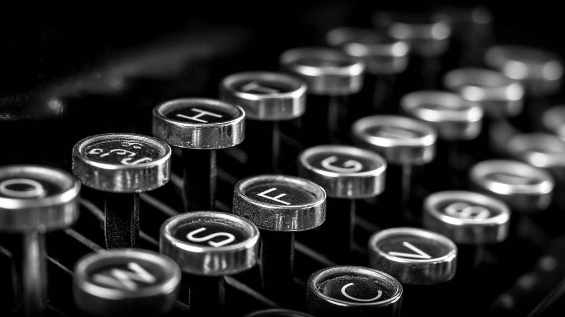 Midjourney: Vintage Typewriter Keys Aesthetic Comparison - v7.0 - Image 3