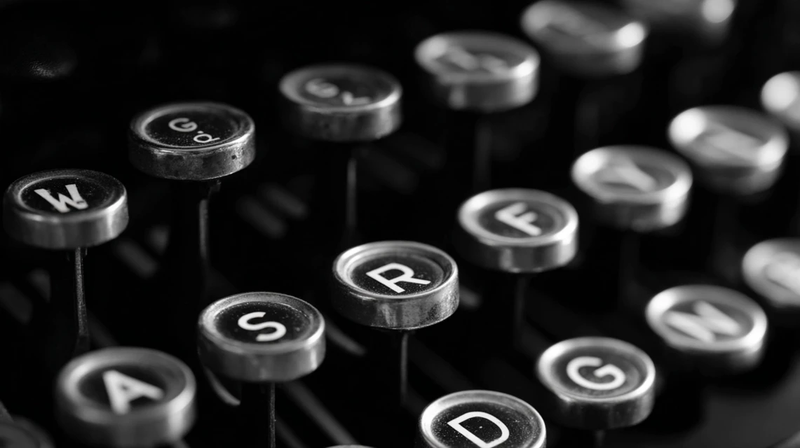 Midjourney: Vintage Typewriter Keys Aesthetic Comparison - v7.0 - Image 4