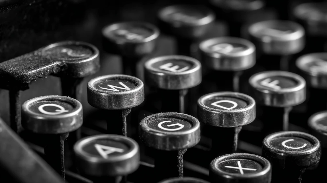 Midjourney: Vintage Typewriter Keys Aesthetic Comparison - v7.0 - Image 2