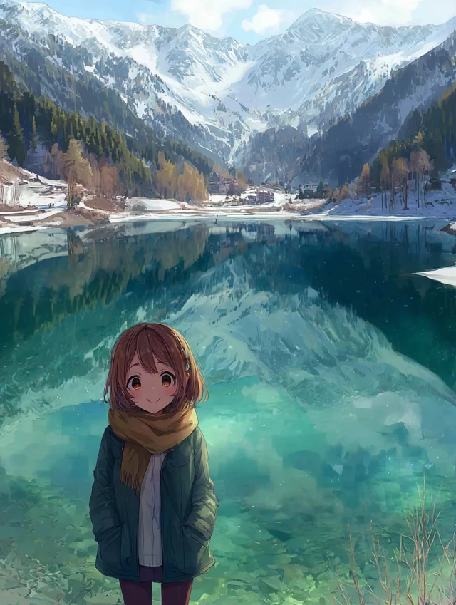 Anime Alpine Scenery: Midjourney v5.2, v6.1, v7 Compared - v7.0 - Image 4