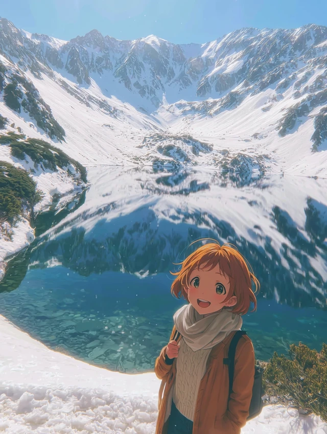Anime Alpine Scenery: Midjourney v5.2, v6.1, v7 Compared - v7.0 - Image 2