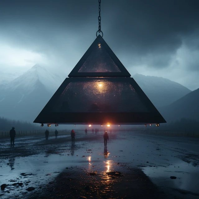 MidJourney Comparison: Ominous Octahedron CCTV Evolution - v5.2 - Image 3