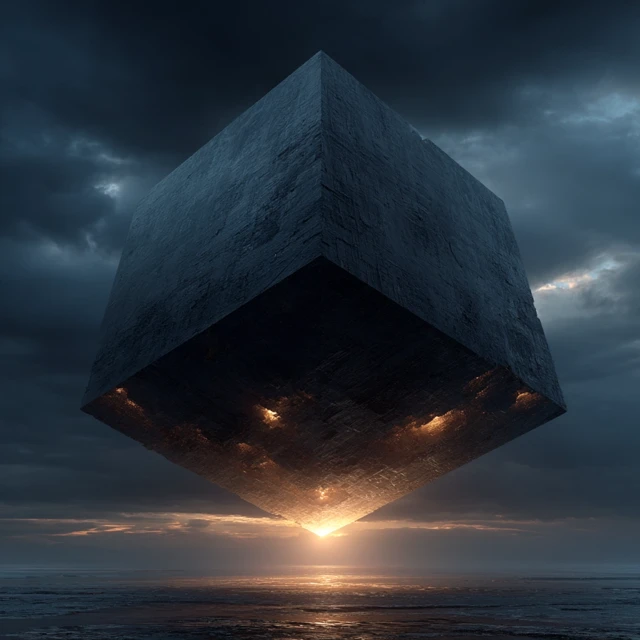 MidJourney Comparison: Ominous Octahedron CCTV Evolution - v7.0 - Image 4
