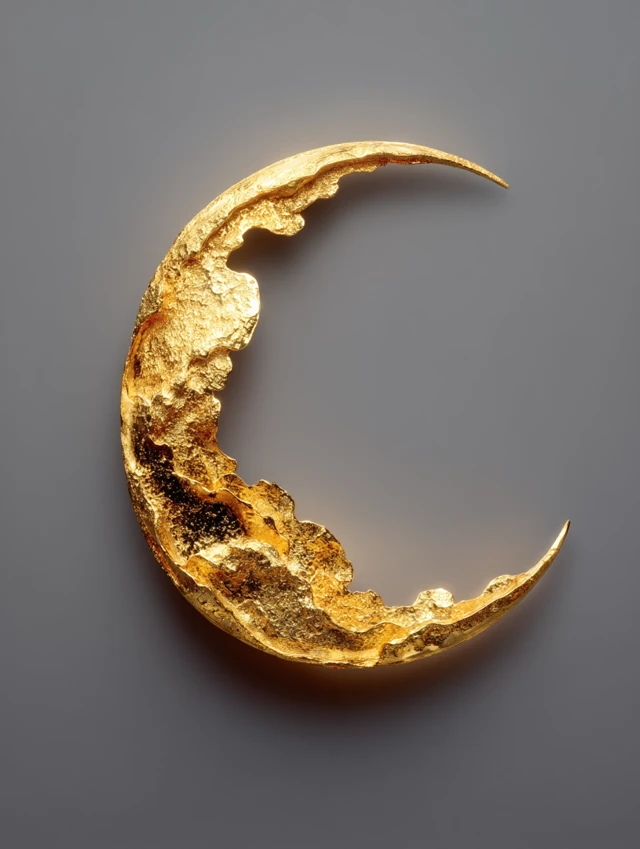 Midjourney Abstract Gold Brooch: v5.2 vs v6.1 vs v7.0 - v7.0 - Image 4