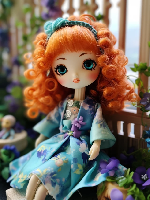 Japanese Art Doll AI Generation: MJ Comparison - v5.2 - Image 3