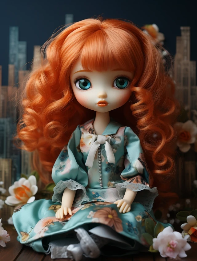 Japanese Art Doll AI Generation: MJ Comparison - v5.2 - Image 1