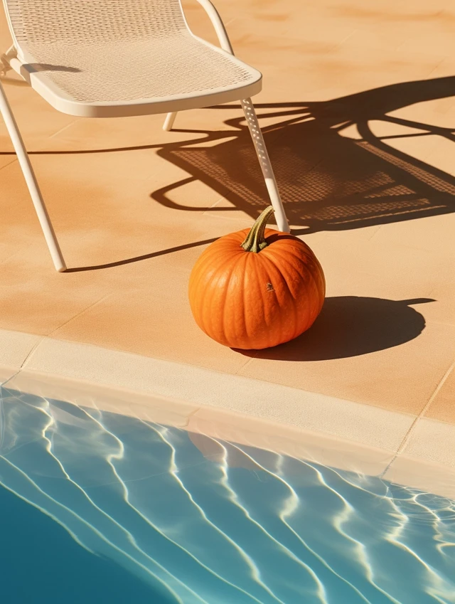 Midjourney: Quiet Summer Surrealism Pumpkin Art Comparison - v5.2 - Image 3